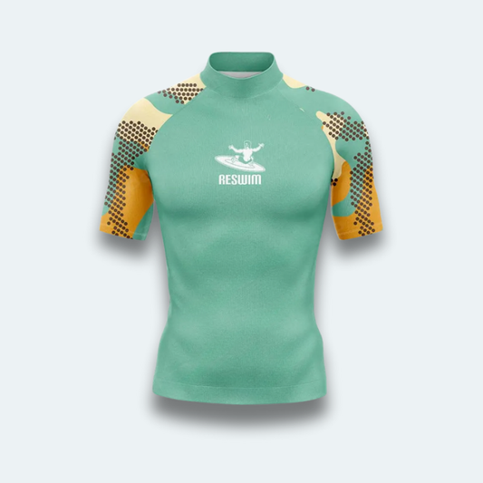 Rashguard Homme Vert pointé