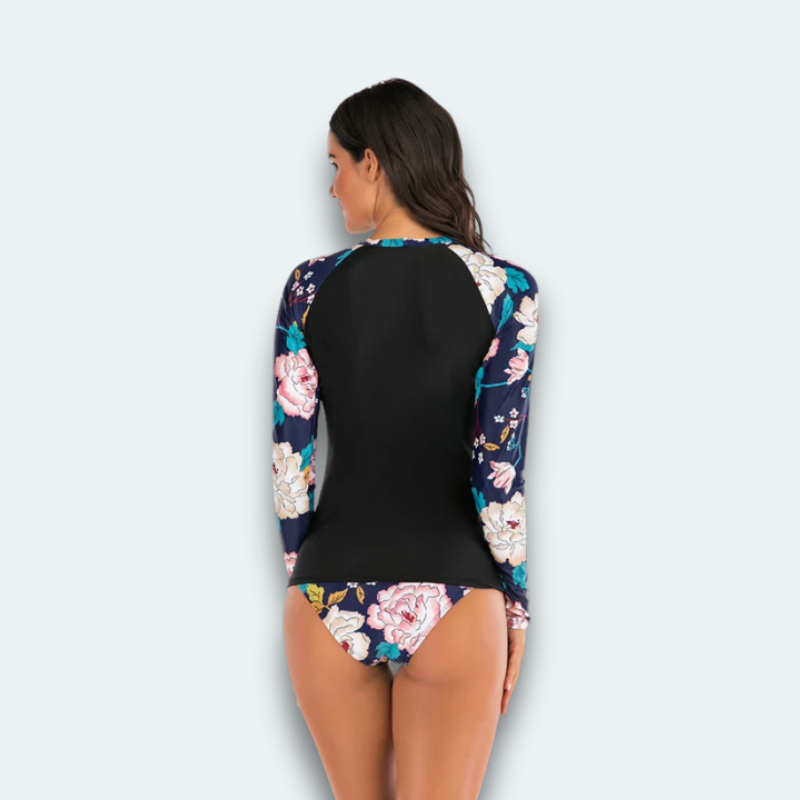 Rashguard Femme Fleurs des prés