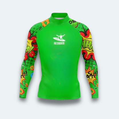 Rashguard Homme Comics Long