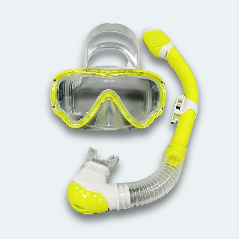 Masques de plongée avec tuba de qualité professionnel pour enfant (6-10 ans)