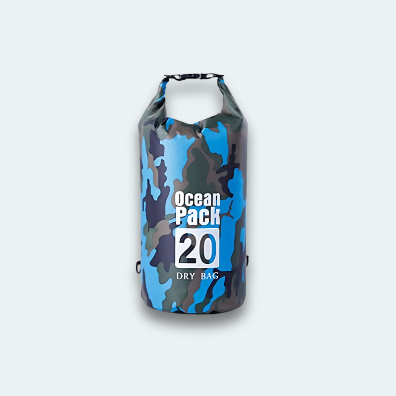 Sac de plongée étanche camouflage 20L