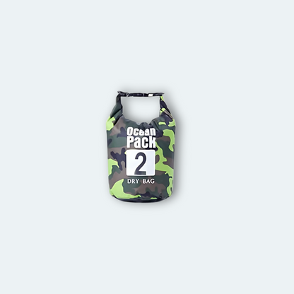 Sac de plongée étanche camouflage 2L