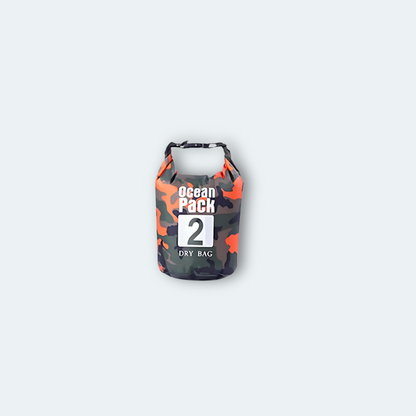 Sac de plongée étanche camouflage 2L