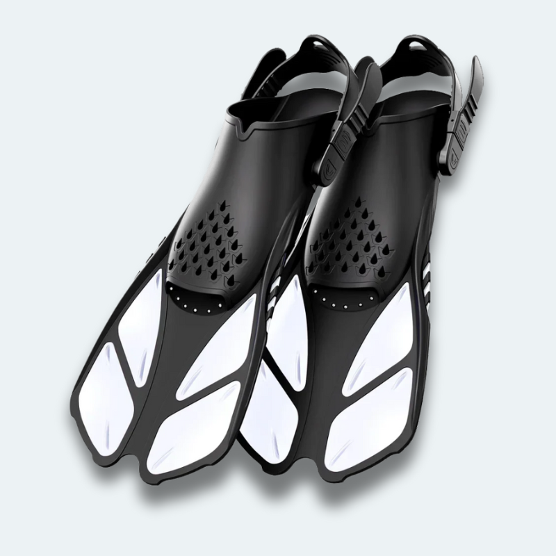 Palmes de plongée Adulte snorkeling réglable et percée