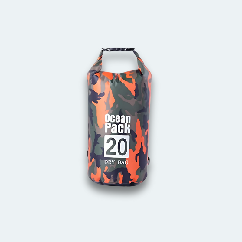 Sac de plongée étanche camouflage 20L