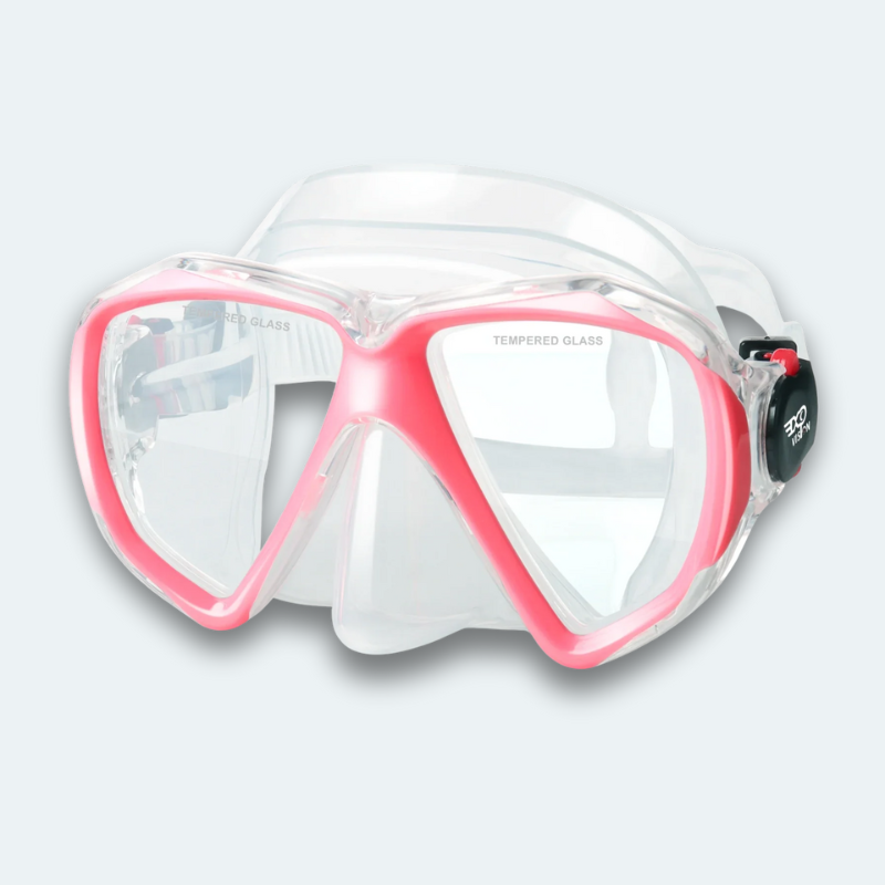 Masque de plongée professionnel Anti buée, verre trempé et haute résistance aux chocs