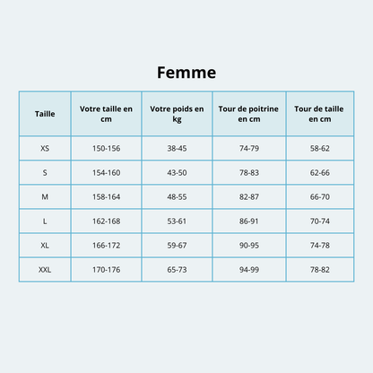 Top néoprène femme 3mm