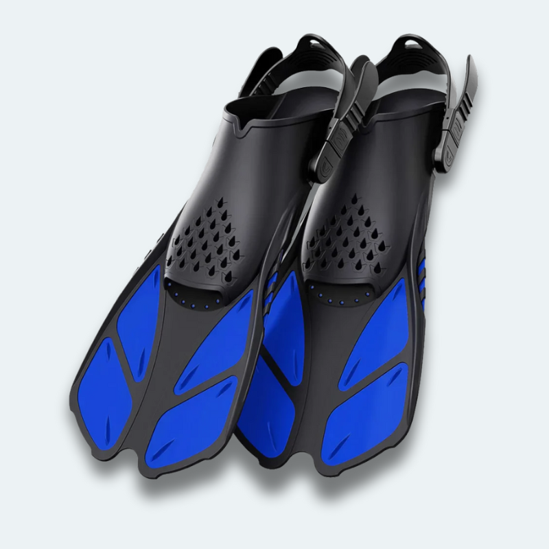 Palmes de plongée Adulte snorkeling réglable et percée