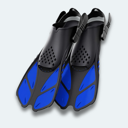 Palmes de plongée Adulte snorkeling réglable et percée