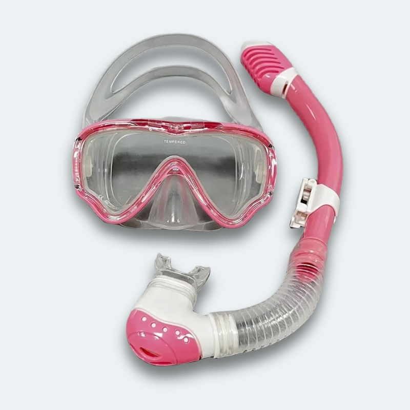 Masques de plongée avec tuba de qualité professionnel pour enfant (6-10 ans)