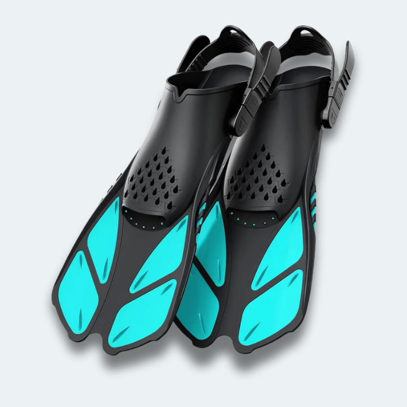Palmes de plongée Adulte snorkeling réglable et percée