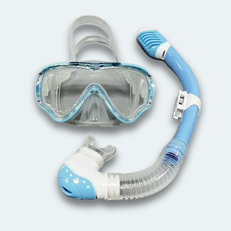 Masques de plongée avec tuba de qualité professionnel pour enfant (6-10 ans)