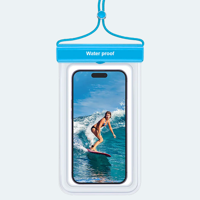 Pochette étanche téléphone portable jusqu'à 6,5" anti explosion 30M
