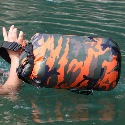 Sac de plongée étanche camouflage 10L