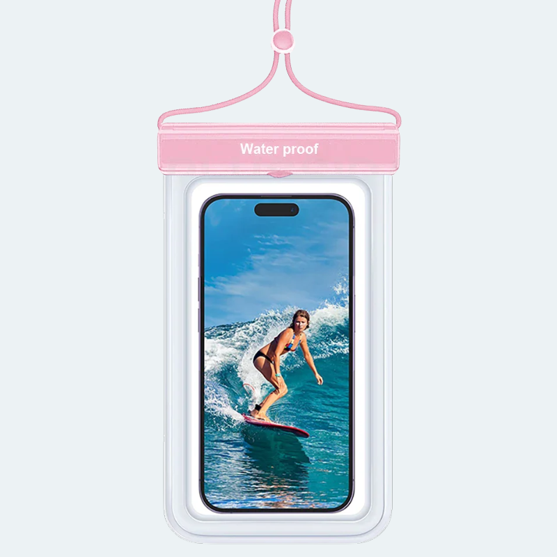 Pochette étanche téléphone portable jusqu'à 6,5" anti explosion 30M
