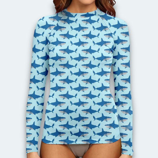Rashguard femme <br>Shark