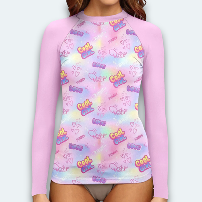 Rashguard femme  Cool girls