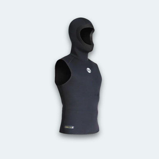 Top néoprène mixte <br>avec cagoule 3mm