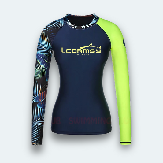 Rashguard femme <br>Bleu nuit