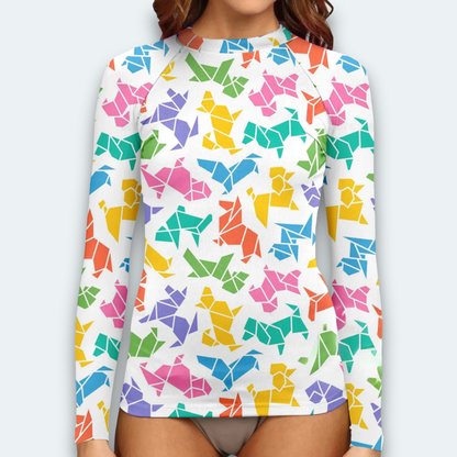 Rashguard femme  Origami