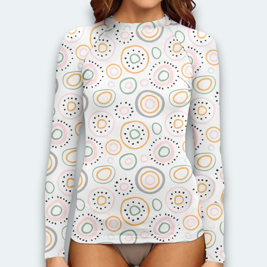 Rashguard femme <br>Kiwi jaune