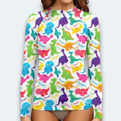 Rashguard femme  Petit dino