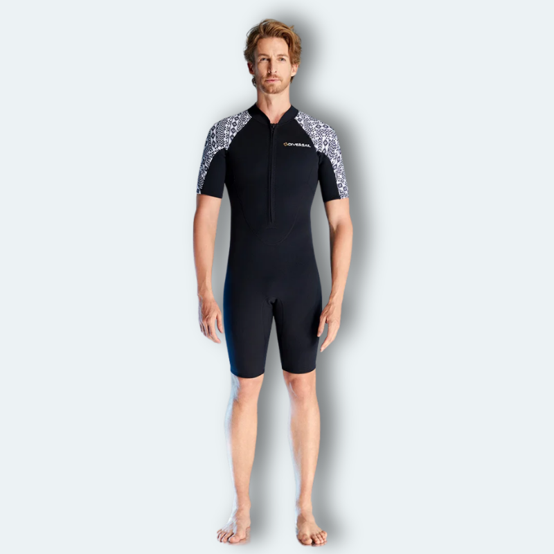 Combinaison plongée shorty Homme en néoprène 3mm