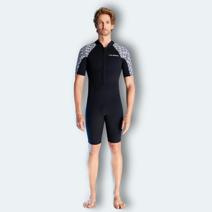 Combinaison plongée shorty Homme en néoprène 3mm