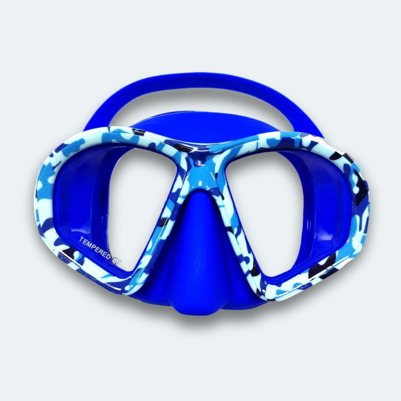 Masque de plongée professionnel anti buée et verre trempé