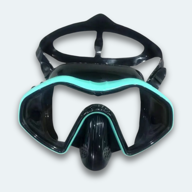 Masque de plongée professionnel adulte anti buée, verre trempé et haute résistance aux chocs