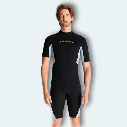 Combinaison plongée shorty Homme en néoprène 3mm