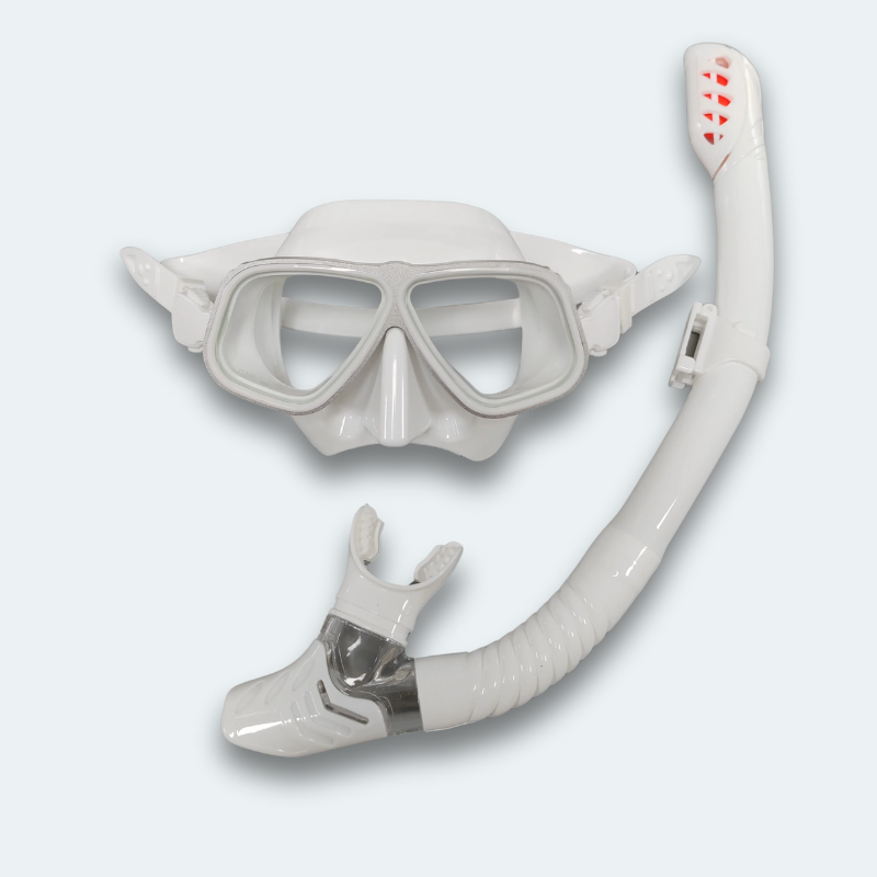 Masque de plongée avec tuba Adulte anti buée et verre trempé
