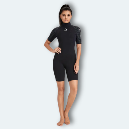Combinaison plongée shorty Femme en néoprène 3mm