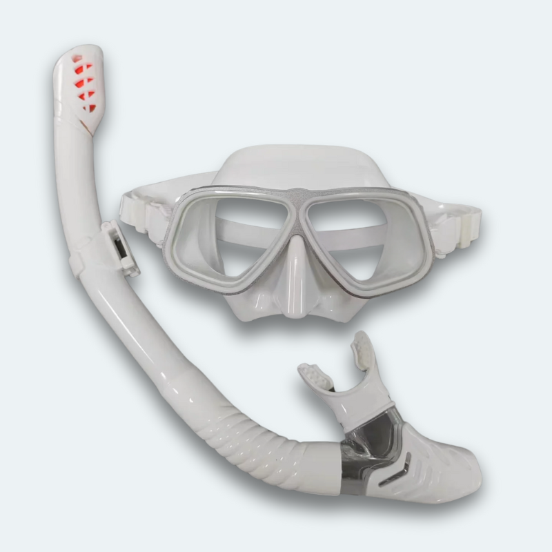 Masque de plongée avec tuba Adulte anti buée et verre trempé