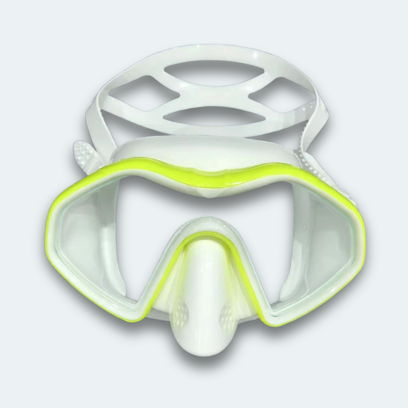 Masque de plongée professionnel adulte anti buée, verre trempé et haute résistance aux chocs
