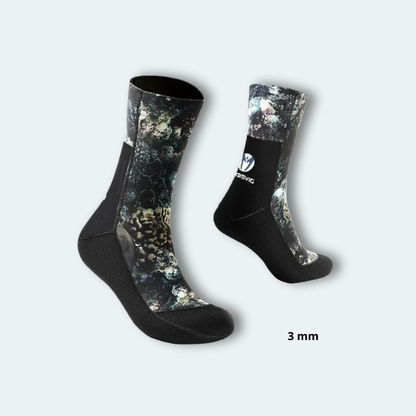 Chaussons de plongée camouflage en néoprène 3mm
