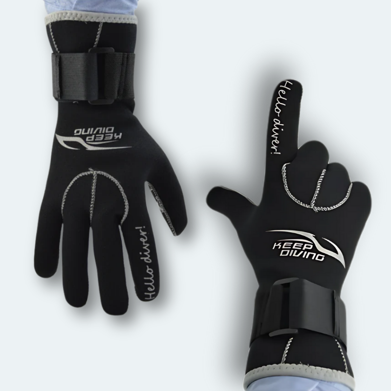 Gants plongée antidérapant en néoprène 3mm