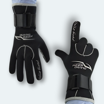 Gants plongée antidérapant en néoprène 3mm