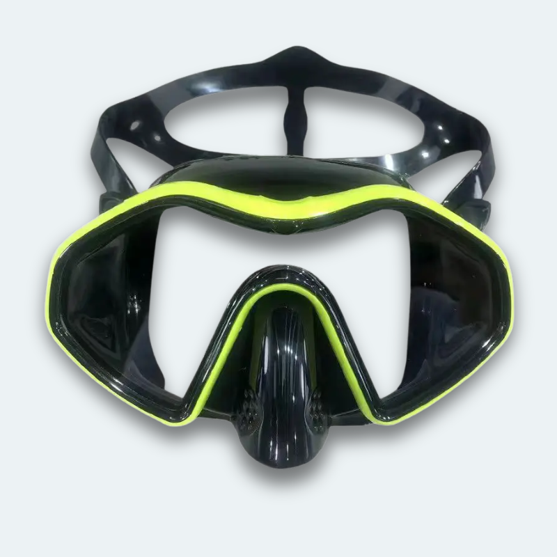 Masque de plongée professionnel adulte anti buée, verre trempé et haute résistance aux chocs