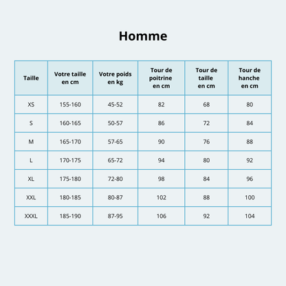 Combinaison plongée Homme costume en néoprène 3mm