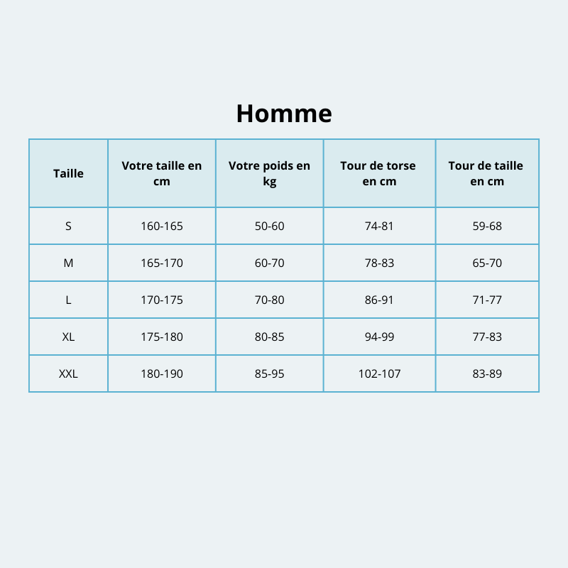 Combinaison plongée Homme en néoprène 3mm