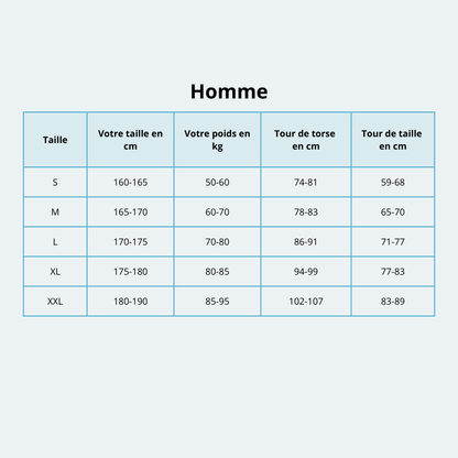 Combinaison plongée Homme en néoprène 3mm