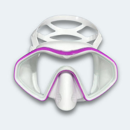 Masque de plongée professionnel adulte anti buée, verre trempé et haute résistance aux chocs
