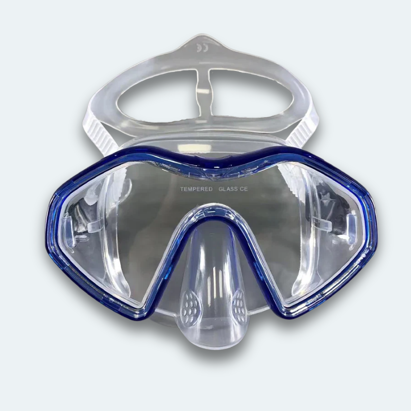 Masque de plongée professionnel Adulte anti buée, verre trempé et haute résistance aux chocs