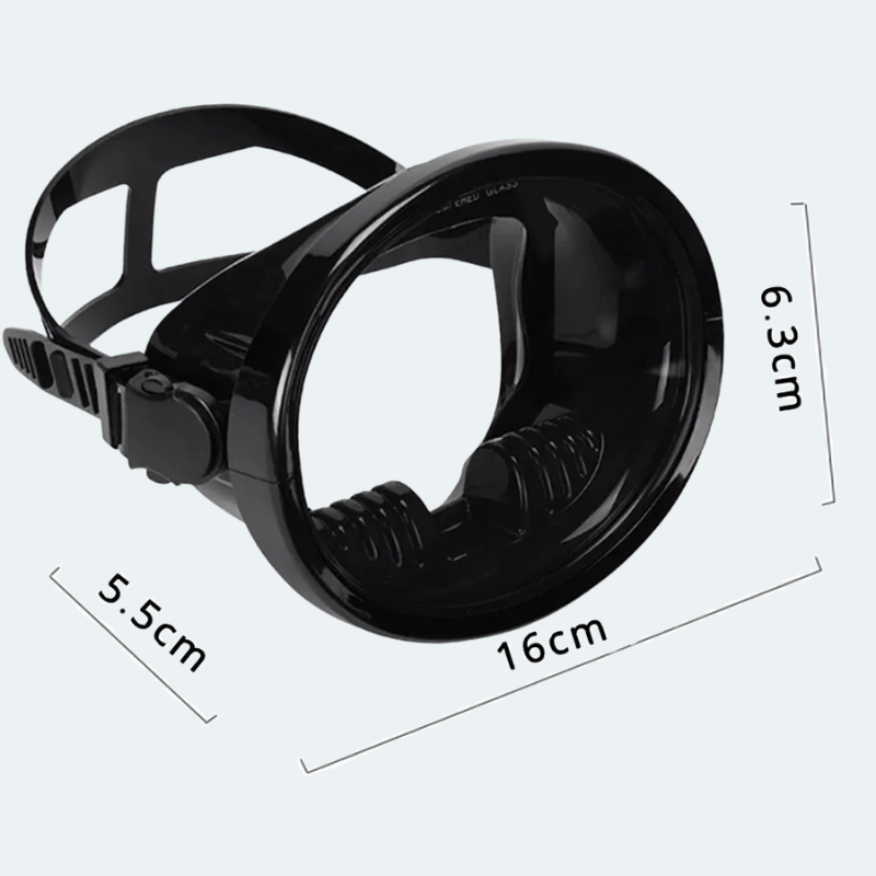 Masque de plongée hublot Adulte Anti buée et verre trempé