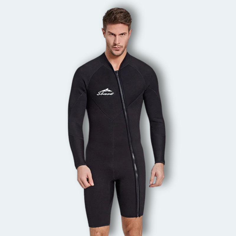 Combinaison plongée shorty Homme en néoprène 3mm