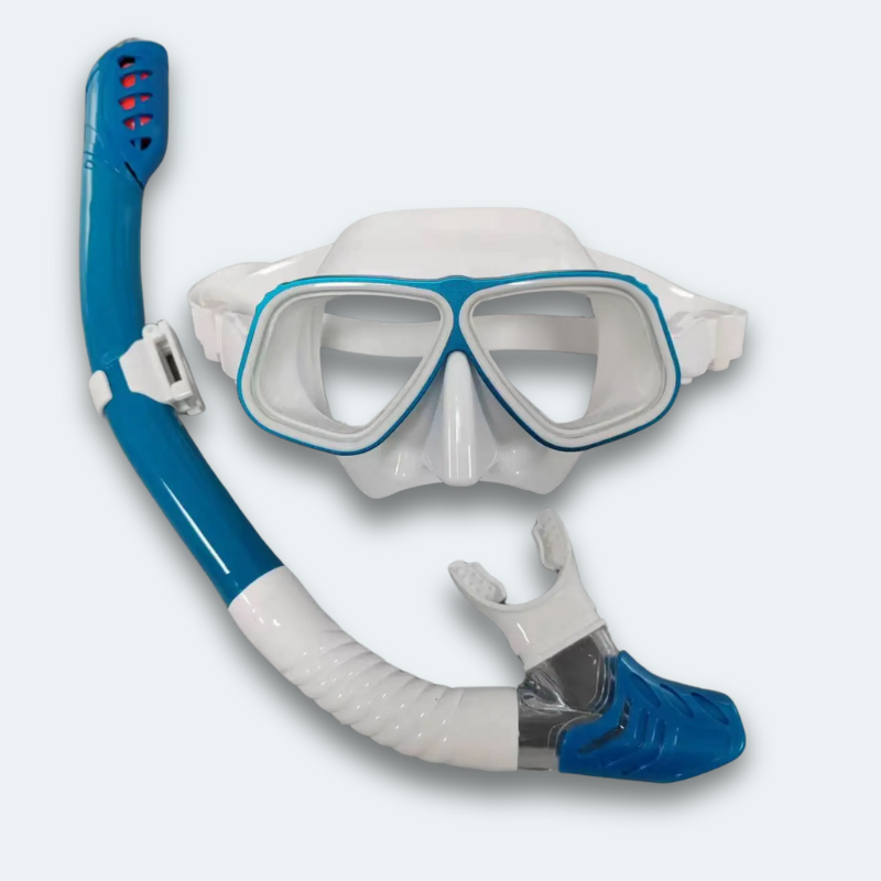 Masque de plongée avec tuba Adulte anti buée et verre trempé