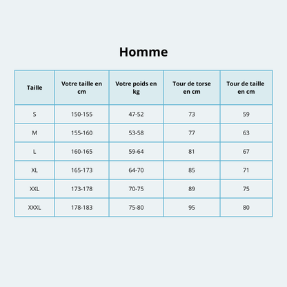 Combinaison plongée Homme en néoprène 3mm