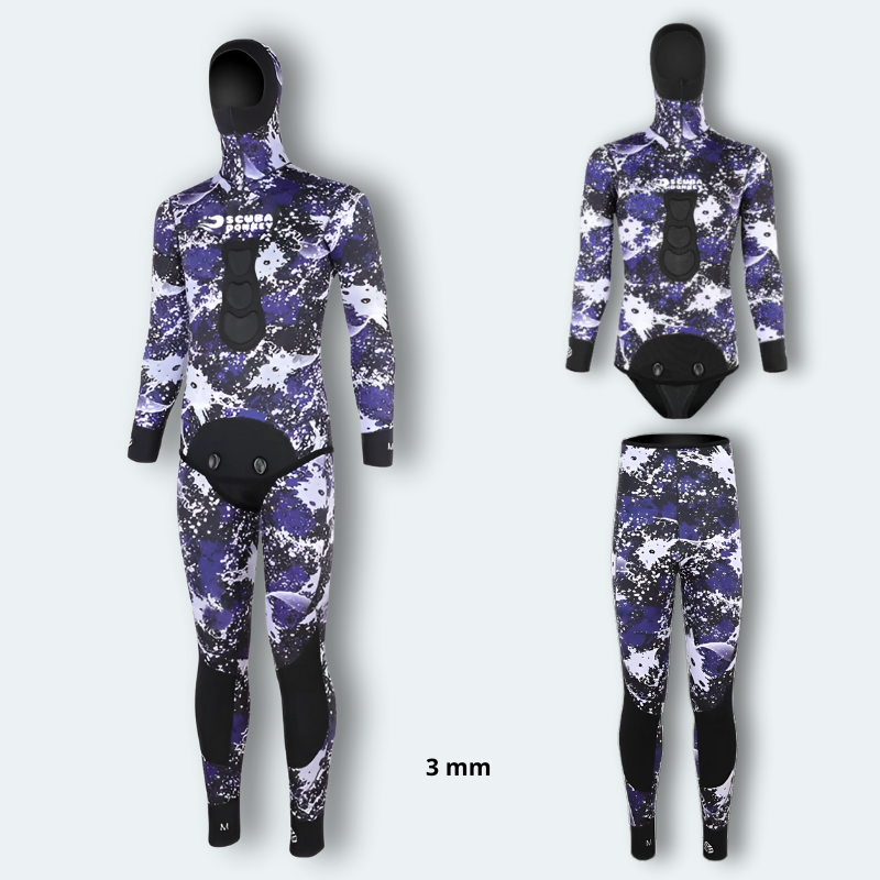 Combinaison chasse sous marine Homme en néoprène 3mm