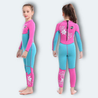 Combinaison plongée Fille en néoprène 3mm